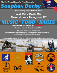 3rd Annual Creek To Peak Mountain Soapbox Derby 3rd Annual Creek To Peak Mountain Soapbox Derby