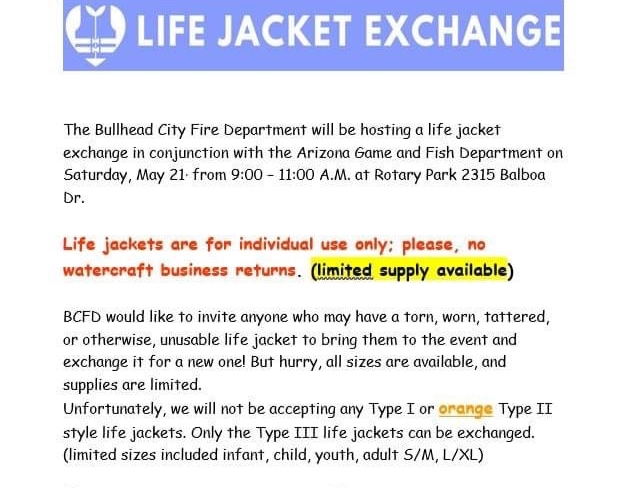 Life Jacket Exchange 