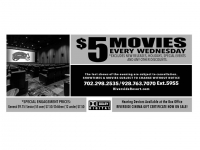 $5 MOVIES @ RIVERSIDE RESORT $5 MOVIES @ RIVERSIDE RESORT