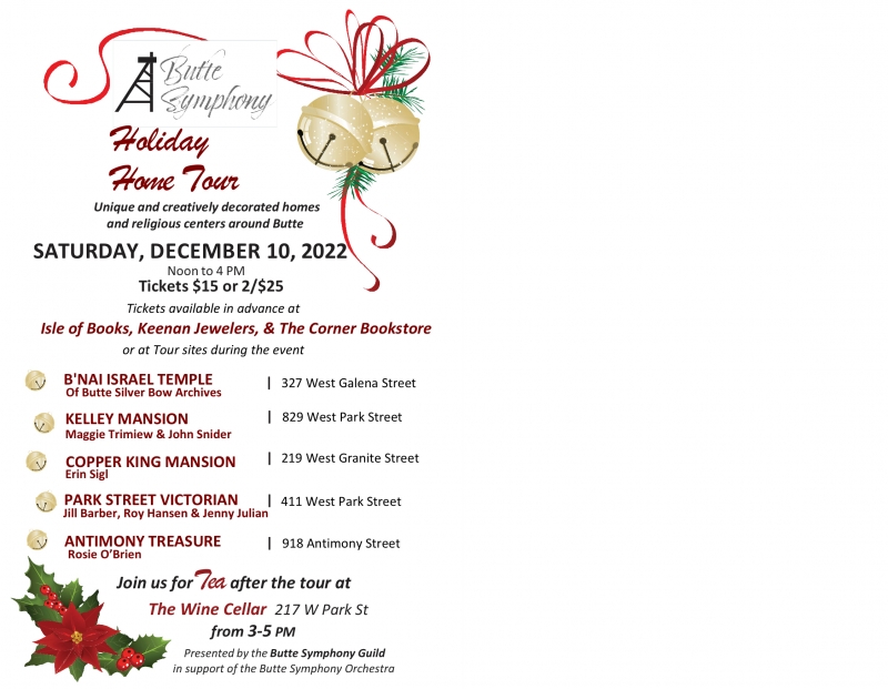 Butte Symphony Holiday Tour of Home