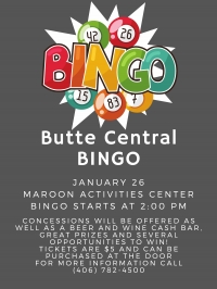 Butte Central Bingo Butte Central Bingo