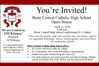 Butte Central Catholic High School Open House Butte Central Catholic High School Open House