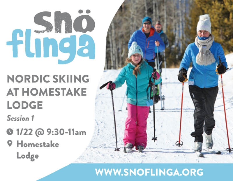 SNöFLINGA Nordic Skiing at Homestake Lodge Session 1