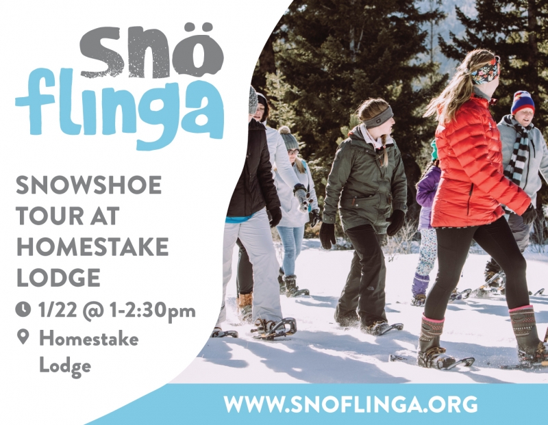 SNöFLINGA Snowshoe Tours at Homestake Lodge