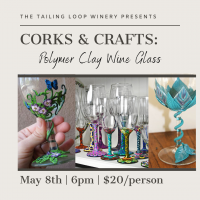 Corks & Crafts: Polymer Clay Wine Glass Corks & Crafts: Polymer Clay Wine Glass