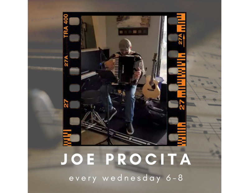 Live Musice with Joe Procita at Waters Edge Winery!