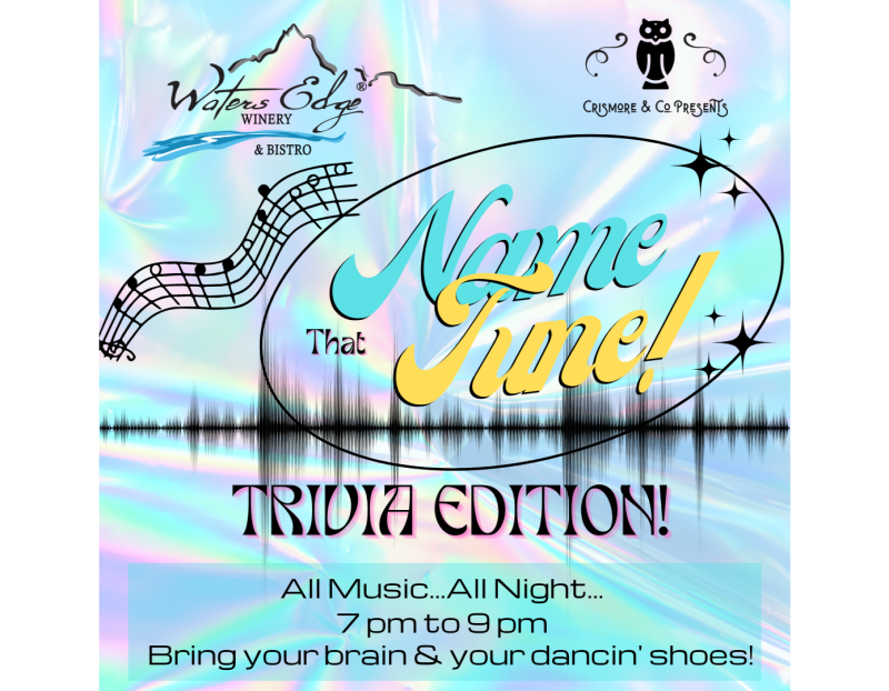 Name That Tune Trivia at Waters Edge Winery & Bistro!