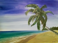 Palm Paradise, Tipsy Brush Painting Party Palm Paradise, Tipsy Brush Painting Party