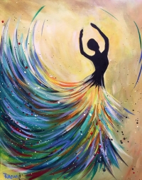 Spring Dancer, Tipsy Brush at Short Branch in Lakeside Spring Dancer, Tipsy Brush at Short Branch in Lakeside