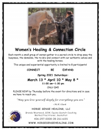 Women's Connection Circle with Horses Women's Connection Circle with Horses