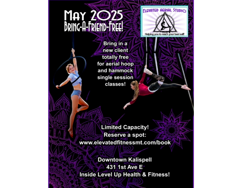 Bring a friend free for Aerial Hoop Class Bring a friend free for Aerial Hoop Class