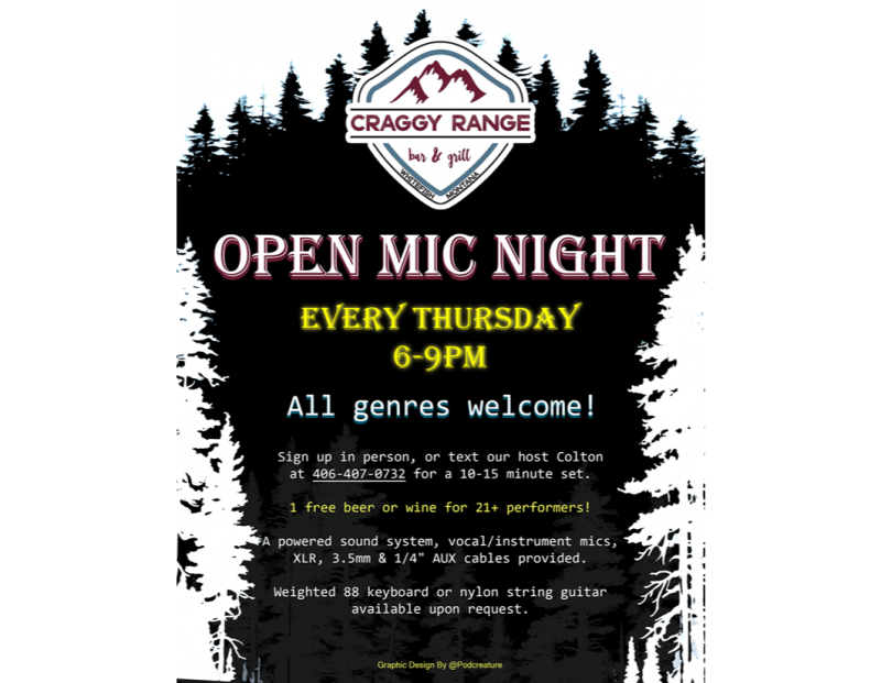 Open Mic at Craggy Range Open Mic at Craggy Range