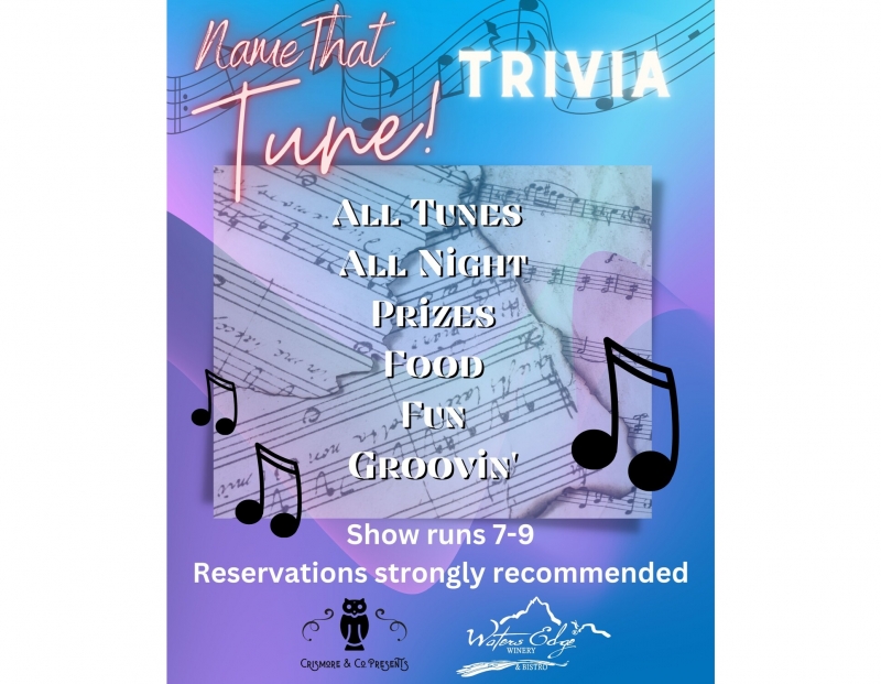 Tunes Trivia at Water's Edge Winery and Bistro Tunes Trivia at Water's Edge Winery and Bistro