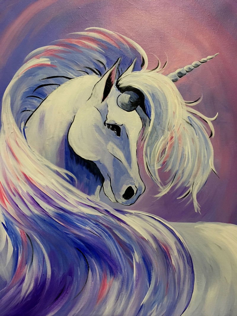 Unicorn, Painting Party, Tipsy Brush Studio 07/24/2020 Kalispell, Montana,  Tipsy Brush Studio - Art Event | FlatheadEvents