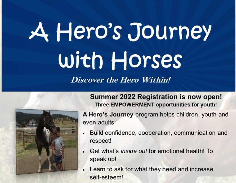 A HERO’S JOURNEY WITH HORSES FOR BOYS 10-12