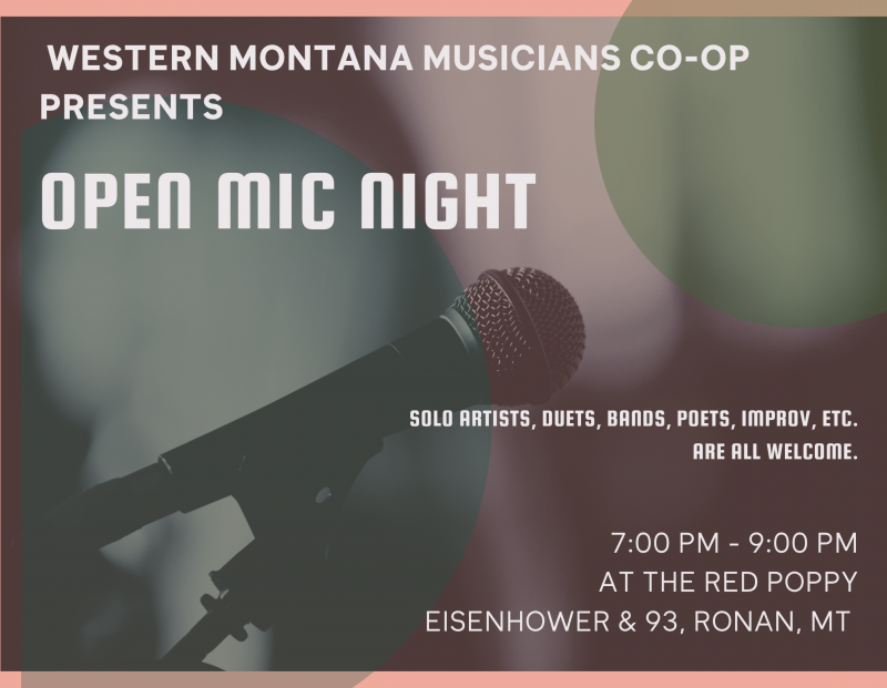 Open Mic at the Western Montana Musicians Cooperative