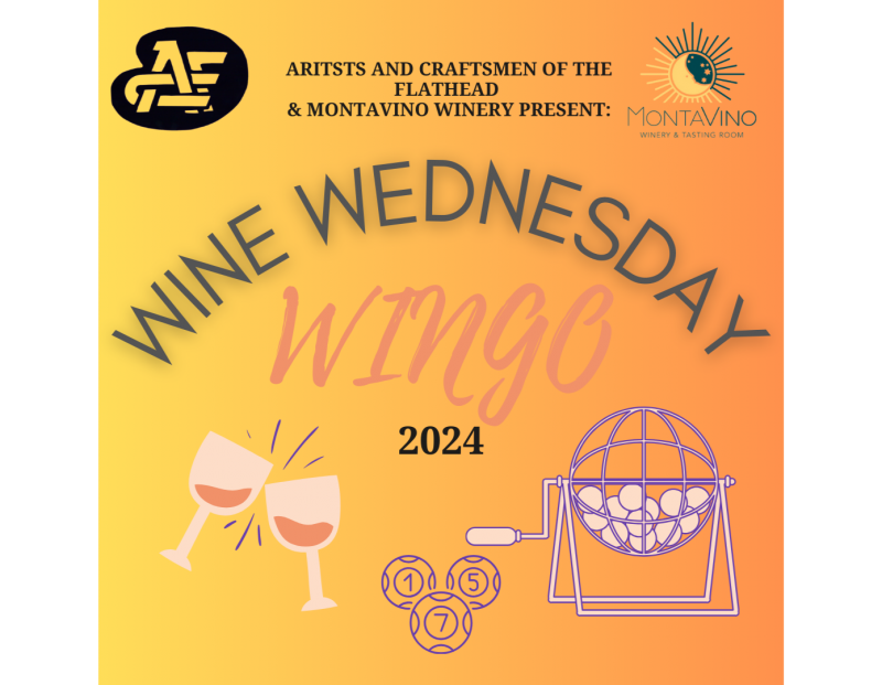 Wine Wednesday Wingo at MontaVino Winery 09/25/2024 Kalispell, Montana