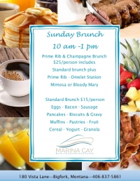 Sunday Brunch @ Marina Cay Resort Sunday Brunch @ Marina Cay Resort