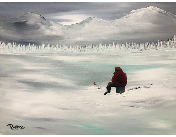 Ice Fishing Tipsy Brush Painting Party 02 22 2024 Kila Montana