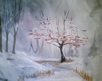 Mountain Ash, Tipsy Brush painting in CFalls! Mountain Ash, Tipsy Brush painting in CFalls!