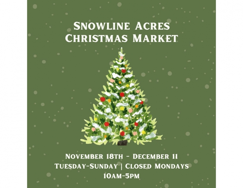 Snowline Acres Christmas Market 11/18/2022 Kalispell, Montana, Snowline