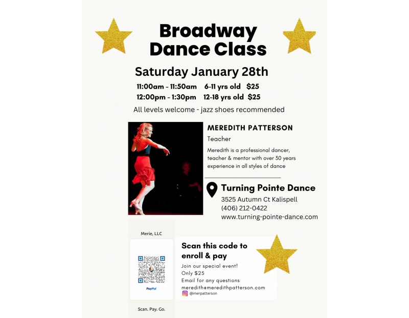 Broadway Dance Classes with Meredith Patterson