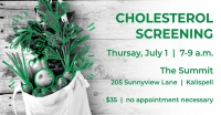 Cholesterol Screening Cholesterol Screening