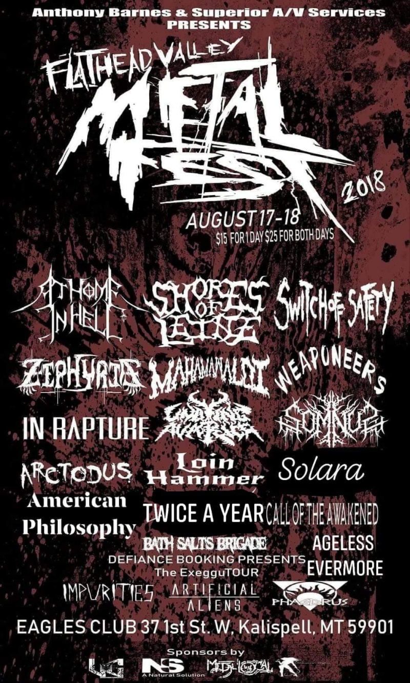 Flathead Valley Metalfest 08 17 2018 Kalispell Montana The Eagles 