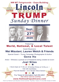 Lincoln, Reagan, TRUMP Sunday Dinner Lincoln, Reagan, TRUMP Sunday Dinner