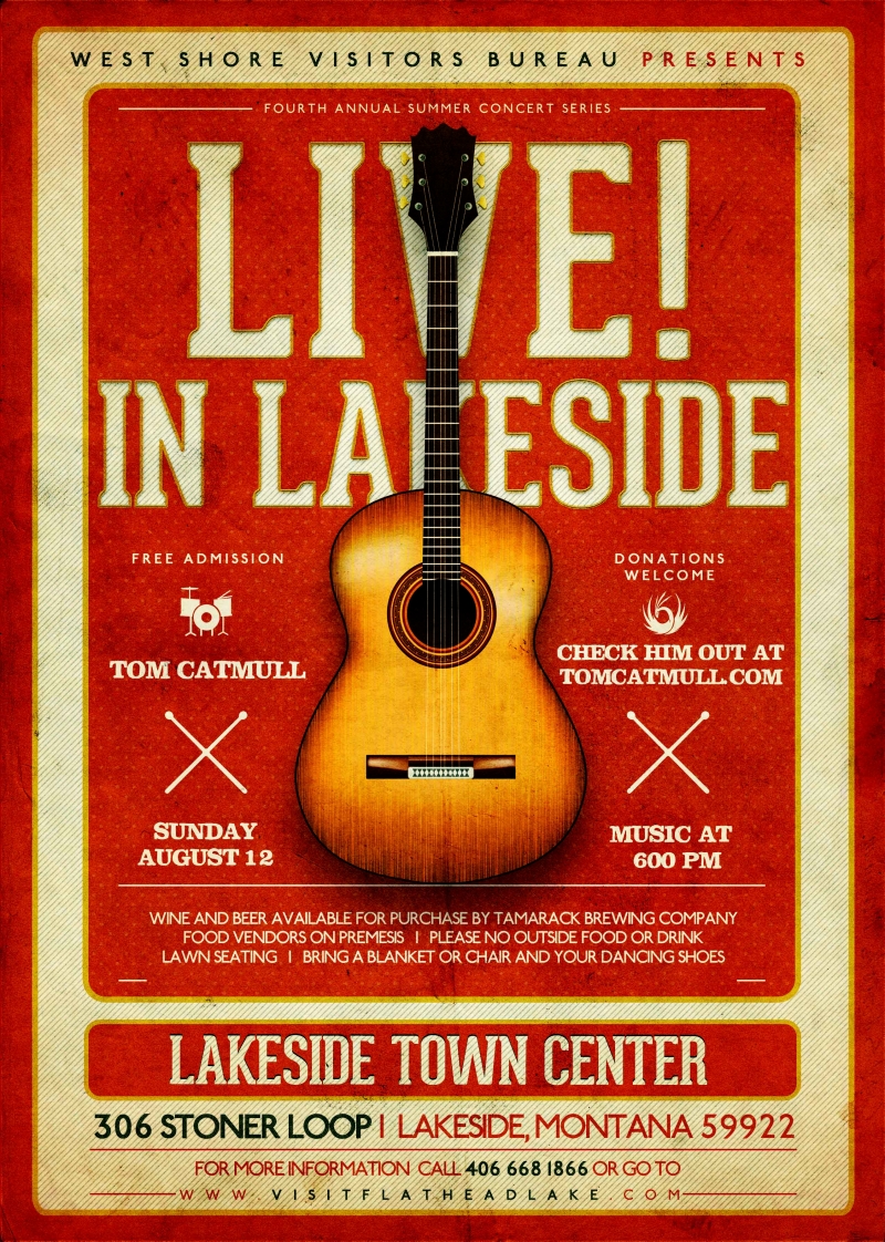 LIVE! in Lakeside Concert Series 08/12/2018 Lakeside, Montana, Lakeside