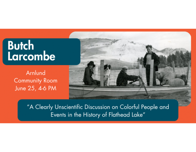 Local Author Discussion with Butch Larcombe Local Author Discussion with Butch Larcombe