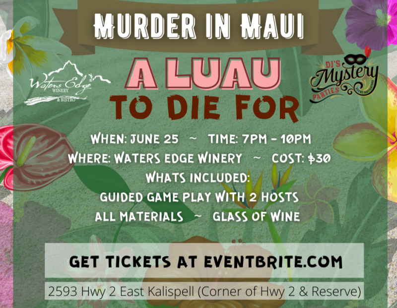 Death By Wine - Murder at the Luau!