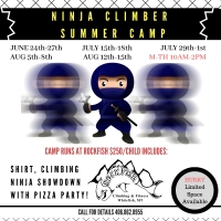 NINJA SUMMER CAMP AT ROCKFISH NINJA SUMMER CAMP AT ROCKFISH
