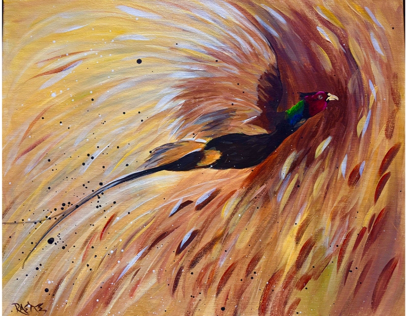 Pheasant - Tipsy Brush Painting Party! Pheasant - Tipsy Brush Painting Party!