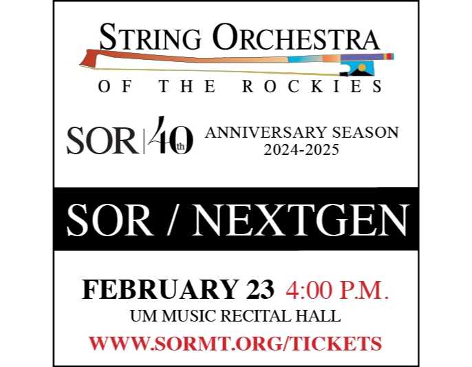 String Orchestra of the Rockies Welcomes the NEXT GEN String Orchestra of the Rockies Welcomes the NEXT GEN