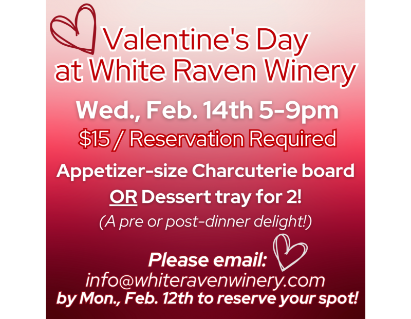 Valentine's Day at White Raven Winery