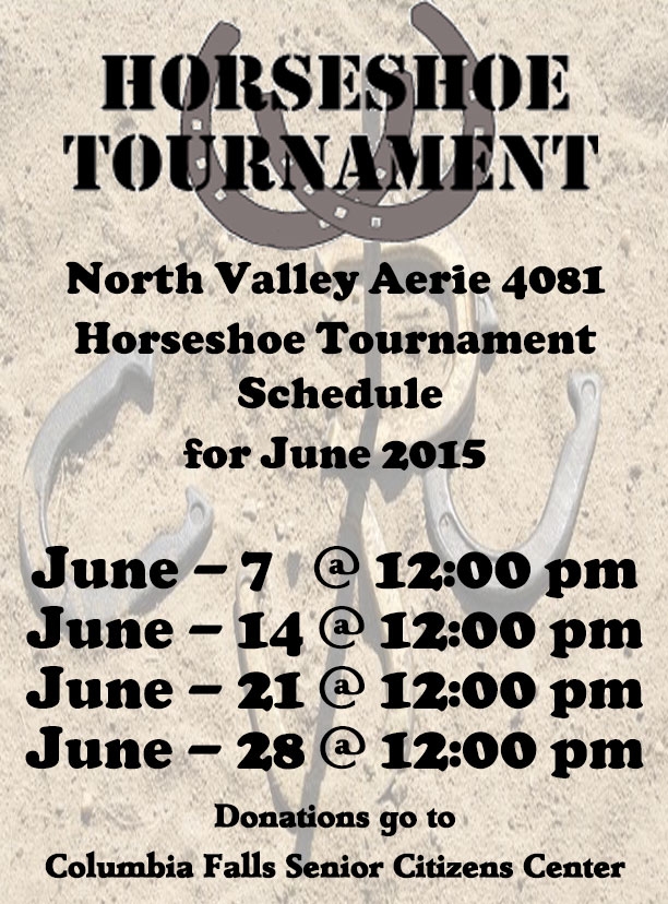 horseshoe tournament flyer