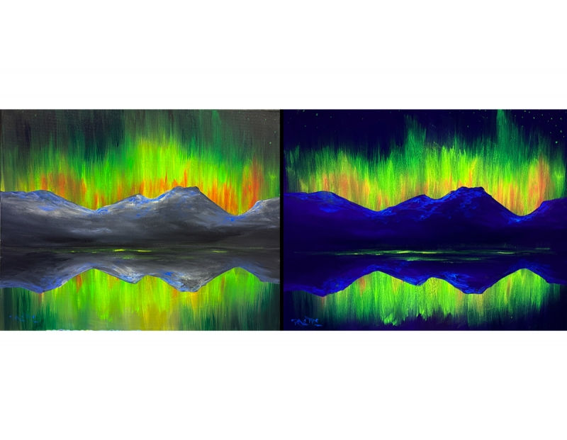 Northern Lights Glow - Tipsy Brush Painting Party! Northern Lights Glow - Tipsy Brush Painting Party!