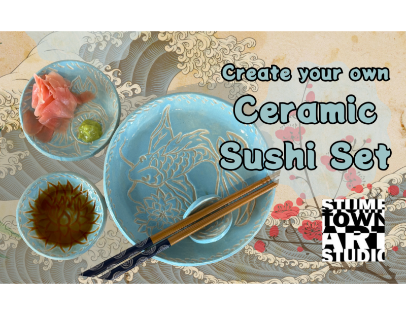 Clay Class: Handmade Sushi Set Clay Class: Handmade Sushi Set