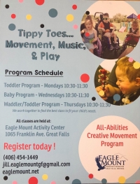 Tippy Toes Movement, Music, & Play (Baby Program) Tippy Toes Movement, Music, & Play (Baby Program)