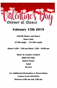 Valentine's Dinner & Dance Valentine's Dinner & Dance