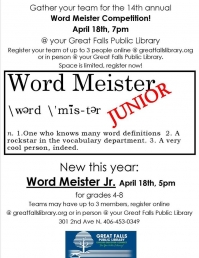 Word Meister Junior Competition Word Meister Junior Competition