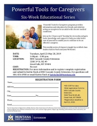 Powerful Tools for Caregivers Powerful Tools for Caregivers