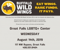 Eat Wings, Raise Funds for the Center Eat Wings, Raise Funds for the Center