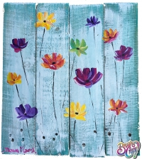 All Flowered Up - Guided Open Paint All Flowered Up - Guided Open Paint