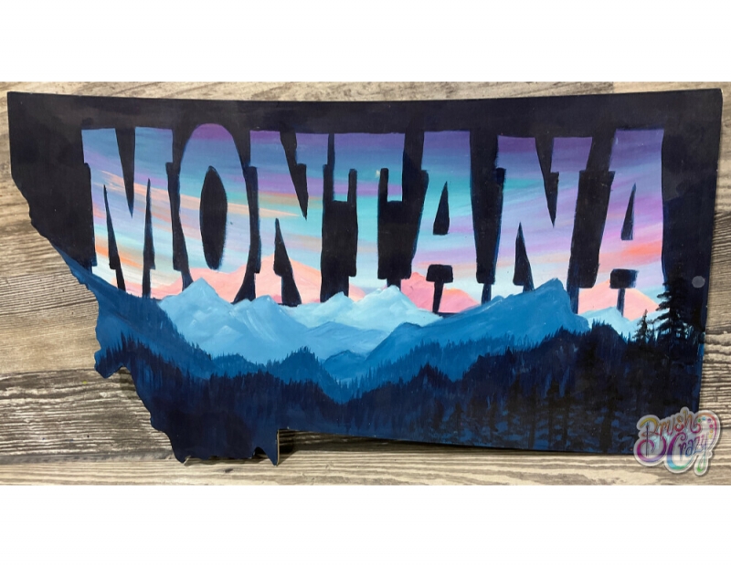 MONTANA SUNSET CUTOUT MONTANA SUNSET CUTOUT