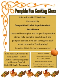 Pumpkin Cooking Class Pumpkin Cooking Class