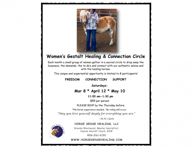 Women's Healing & Connection Circle with Horses Women's Healing & Connection Circle with Horses