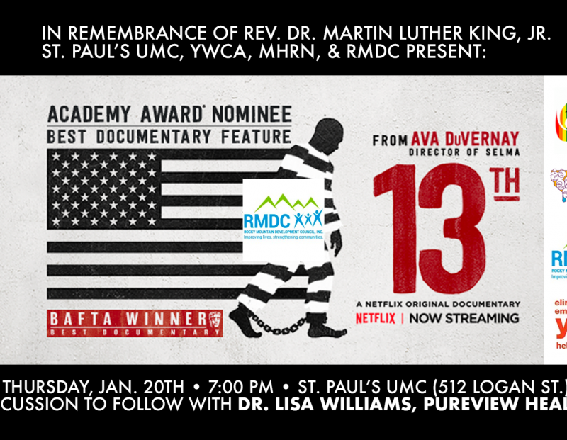 13th: A Documentary Film Screening & Discussion