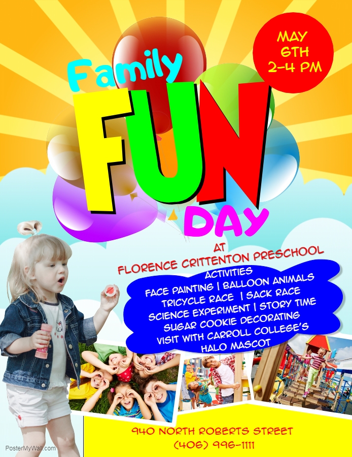 Family Fun Day at Florence Crittenton Preschool 05/06/2018 Helena ...